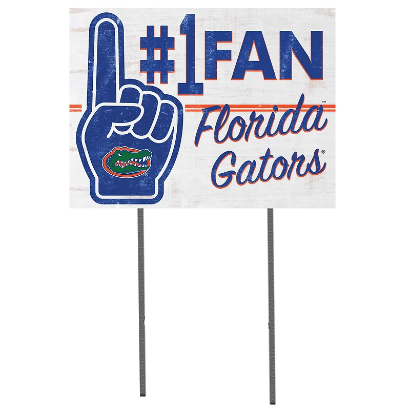 Florida Gators 18'' x 24'' #1 Fan Yard Sign