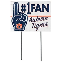 Auburn Tigers 18'' x 24'' #1 Fan Yard Sign