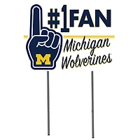 Michigan Wolverines 18'' x 24'' #1 Fan Yard Sign