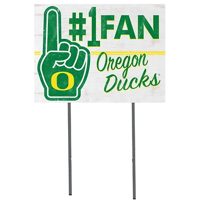 Oregon Ducks 18'' x 24'' #1 Fan Yard Sign