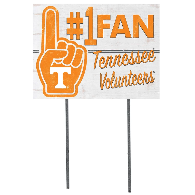 Tennessee Volunteers 18'' x 24'' #1 Fan Yard Sign