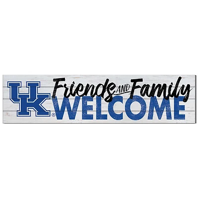 Kentucky Wildcats 10'' x 40'' Friends & Family Welcome Sign