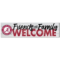 Alabama Crimson Tide 10'' x 40'' Friends & Family Welcome Sign