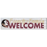 Florida State Seminoles 10'' x 40'' Friends & Family Welcome Sign