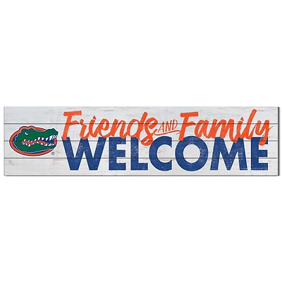 Florida Gators 10'' x 40'' Friends & Family Welcome Sign