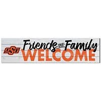 Oklahoma State Cowboys 10'' x 40'' Friends & Family Welcome Sign