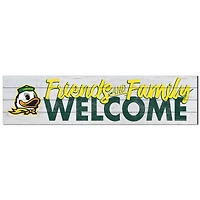 Oregon Ducks 10'' x 40'' Friends & Family Welcome Sign
