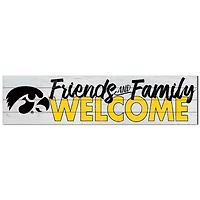 Iowa Hawkeyes 10'' x 40'' Friends & Family Welcome Sign