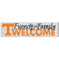 Tennessee Volunteers 10'' x 40'' Friends & Family Welcome Sign
