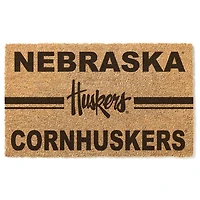 Nebraska Huskers 18" x 30" Team Logo Doormat