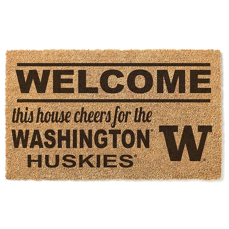 Washington Huskies 18" x 30" Welcome Doormat