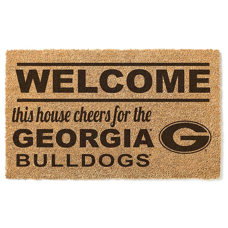 Georgia Bulldogs 18" x 30" Welcome Doormat