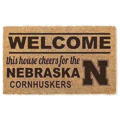 Nebraska Huskers 18" x 30" Welcome Doormat