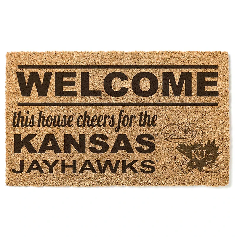 Kansas Jayhawks 18" x 30" Welcome Doormat