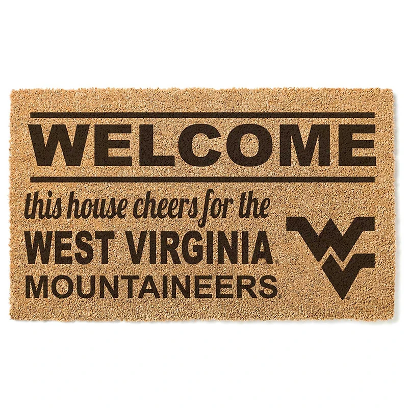 West Virginia Mountaineers 18" x 30" Welcome Doormat