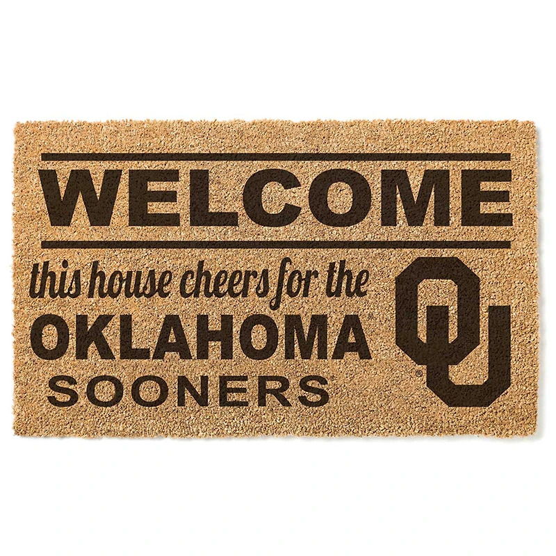Oklahoma Sooners 18" x 30" Welcome Doormat