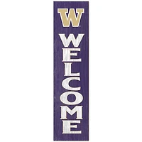 Washington Huskies 12'' x 48'' Welcome Outdoor Leaner