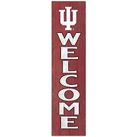 Indiana Hoosiers 12'' x 48'' Welcome Outdoor Leaner