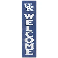 Kentucky Wildcats 12'' x 48'' Welcome Outdoor Leaner