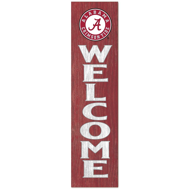 Alabama Crimson Tide 12'' x 48'' Welcome Outdoor Leaner