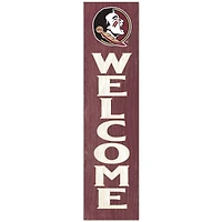 Florida State Seminoles 12'' x 48'' Welcome Outdoor Leaner