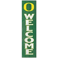 Oregon Ducks 12'' x 48'' Welcome Outdoor Leaner