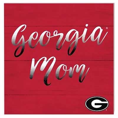 Georgia Bulldogs 10'' x 10'' Mom Plaque