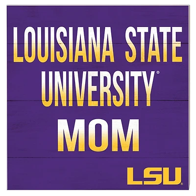 LSU Tigers 10'' x 10'' Mom Plaque