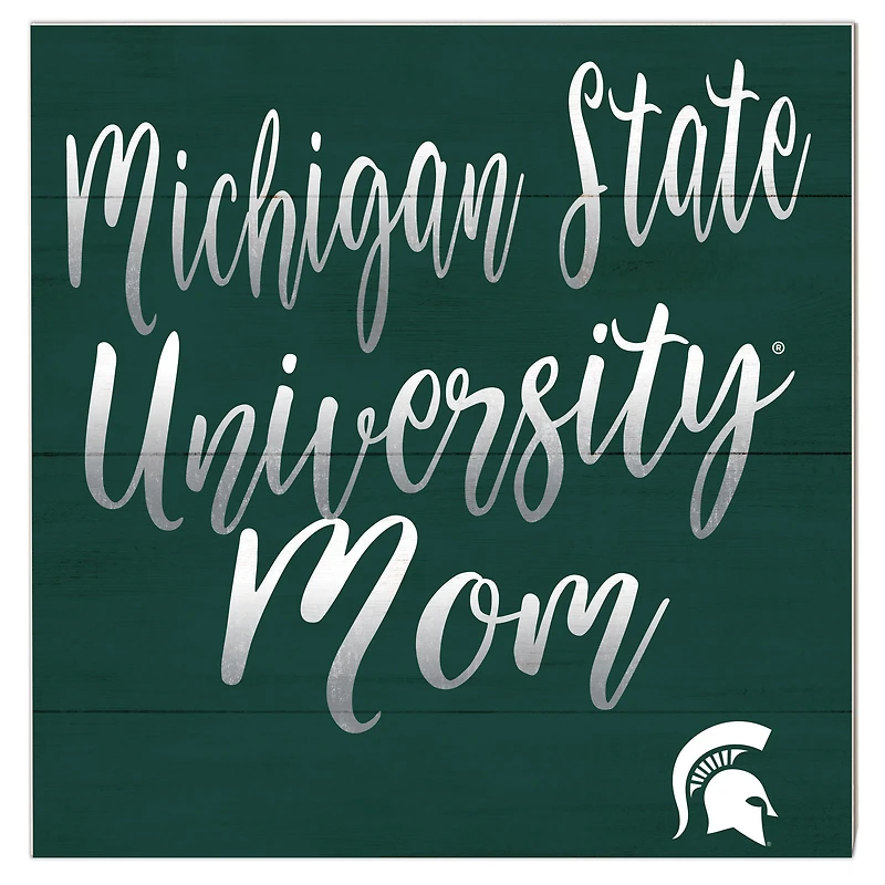 Michigan State Spartans 10'' x 10'' Mom Plaque