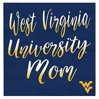 West Virginia Mountaineers 10'' x 10'' Mom Plaque