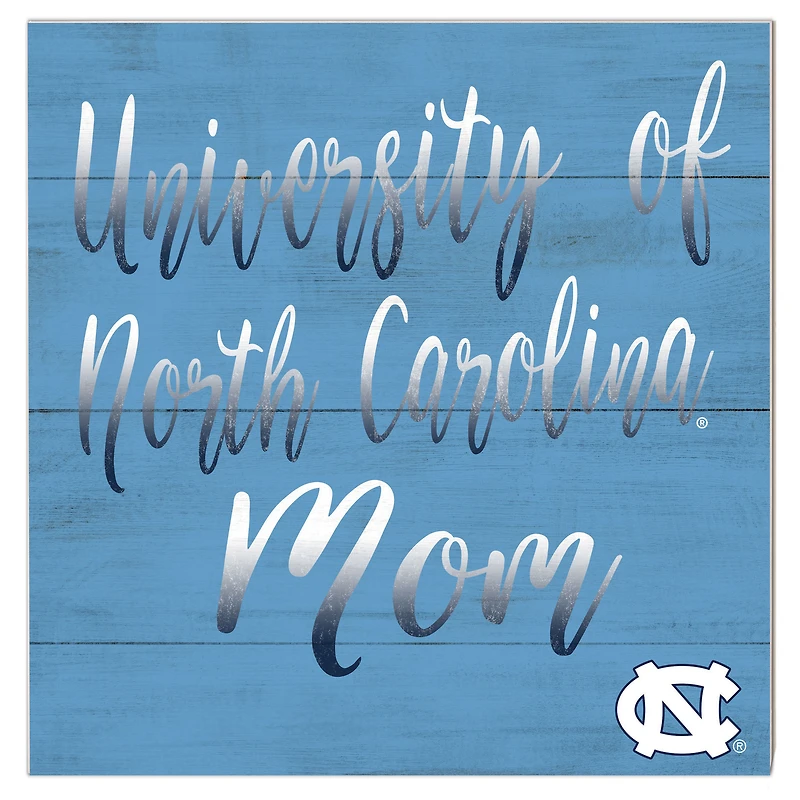 North Carolina Tar Heels 10'' x 10'' Mom Plaque