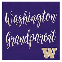 Washington Huskies 10'' x 10'' Grandparent Plaque