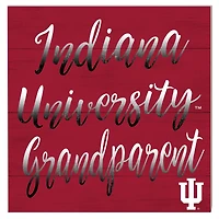 Indiana Hoosiers 10'' x 10'' Grandparent Plaque