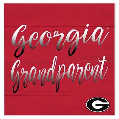 Georgia Bulldogs 10'' x 10'' Grandparent Plaque