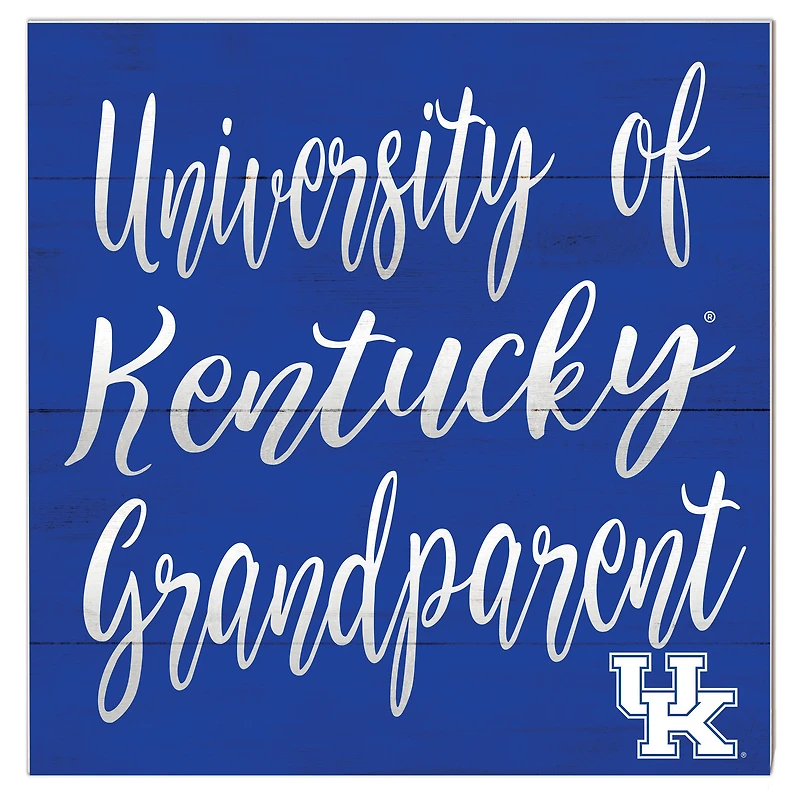 Kentucky Wildcats 10'' x 10'' Grandparent Plaque