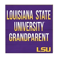 LSU Tigers 10'' x 10'' Grandparent Plaque
