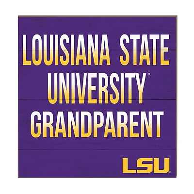 LSU Tigers 10'' x 10'' Grandparent Plaque