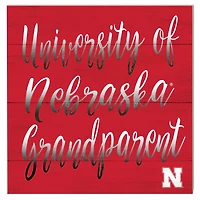 Nebraska Huskers 10'' x 10'' Grandparent Plaque