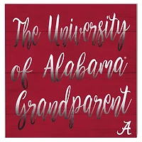 Alabama Crimson Tide 10'' x 10'' Grandparent Plaque