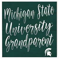 Michigan State Spartans 10'' x 10'' Grandparent Plaque