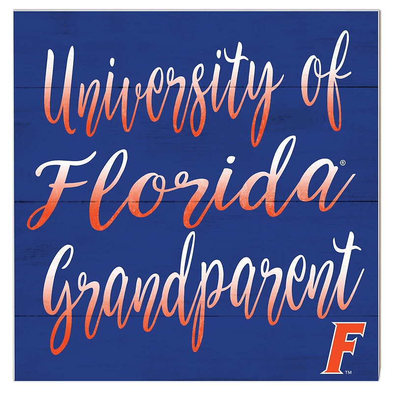 Florida Gators 10'' x 10'' Grandparent Plaque