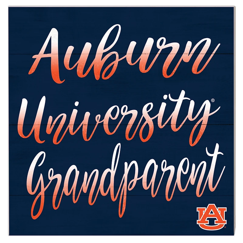 Auburn Tigers 10'' x 10'' Grandparent Plaque