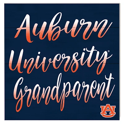 Auburn Tigers 10'' x 10'' Grandparent Plaque