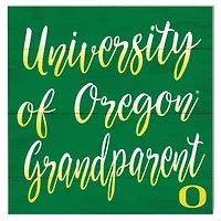 Oregon Ducks 10'' x 10'' Grandparent Plaque
