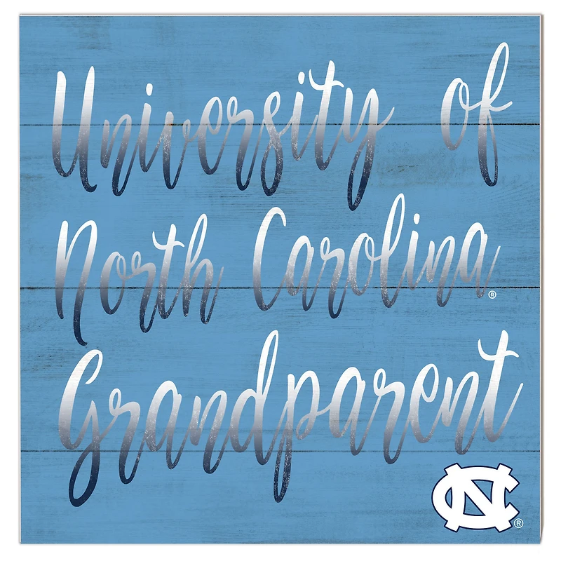 North Carolina Tar Heels 10'' x 10'' Grandparent Plaque