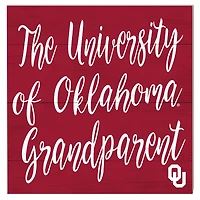 Oklahoma Sooners 10'' x 10'' Grandparent Plaque