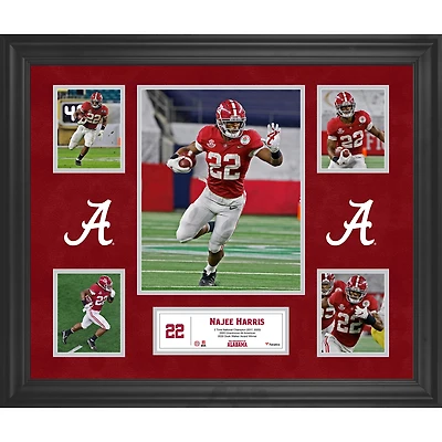 Najee Harris Alabama Crimson Tide Framed 5-Photo Collage