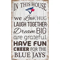 Toronto Blue Jays 11'' x 19'' Team In This House Sign