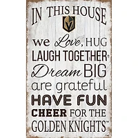 Vegas Golden Knights 11'' x 19'' Team In This House Sign