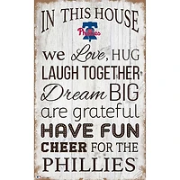 Philadelphia Phillies 11'' x 19'' Team In This House Sign
